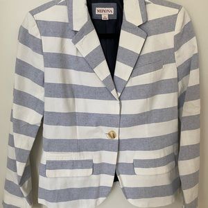 Striped blazer. Size 2.